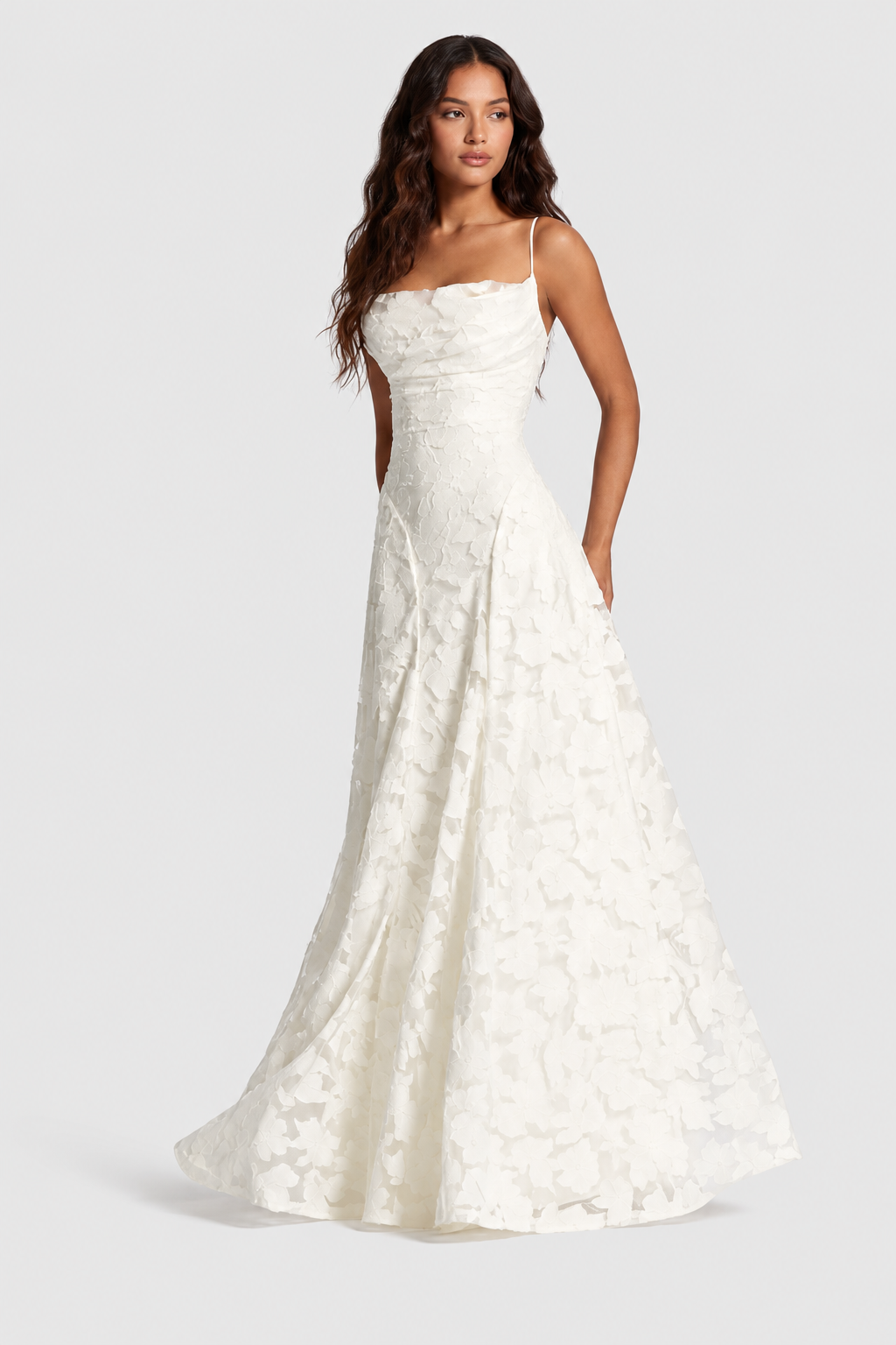 Sophia | Floral Lace Maxi Dress
