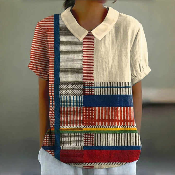 Clara | Colourful Striped Shirt