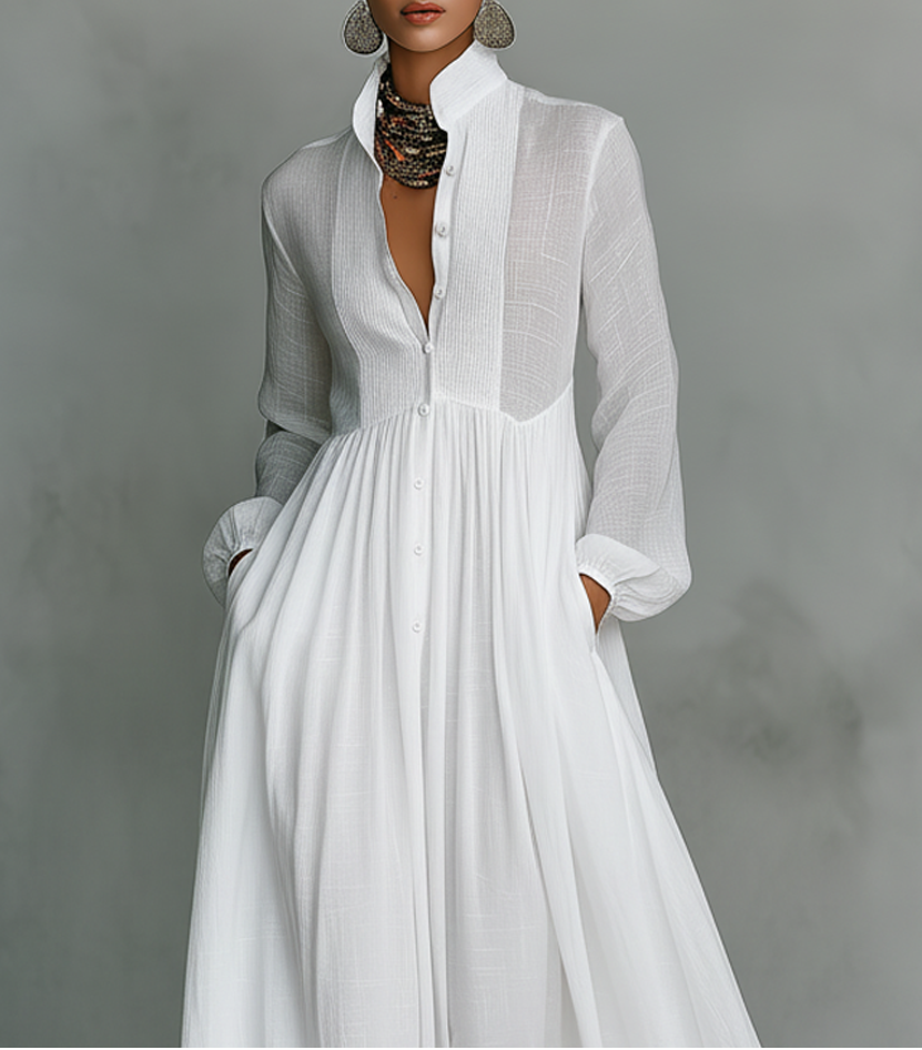 Iris | Minimalist Maxi Dress