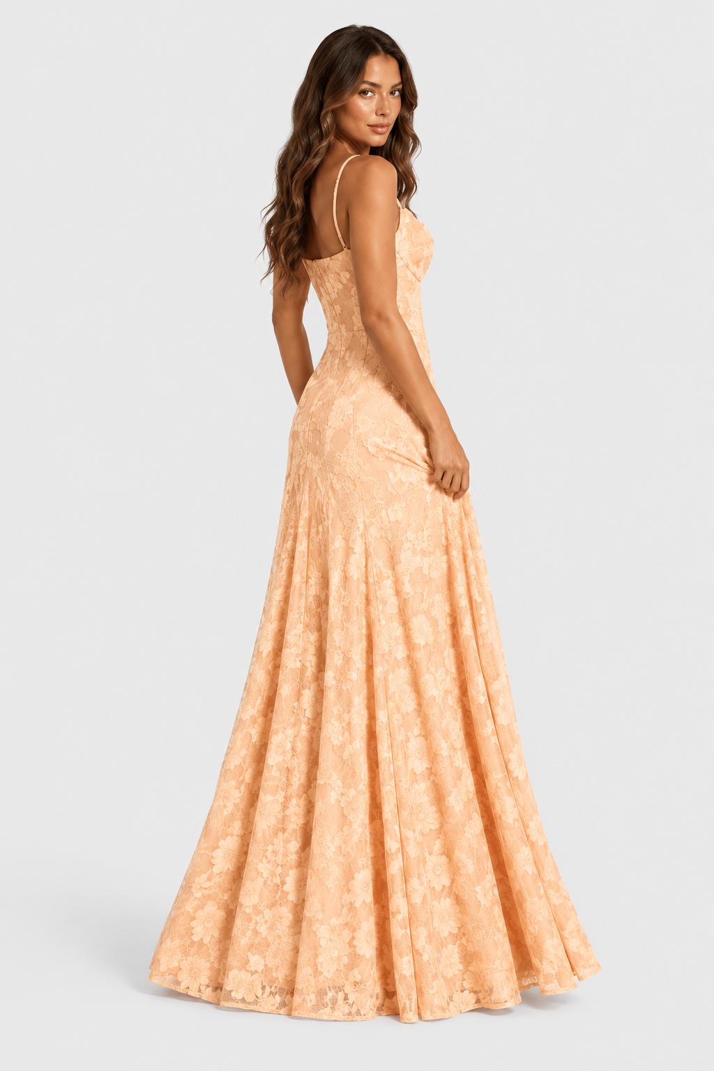 Sophia | Floral Lace Maxi Dress