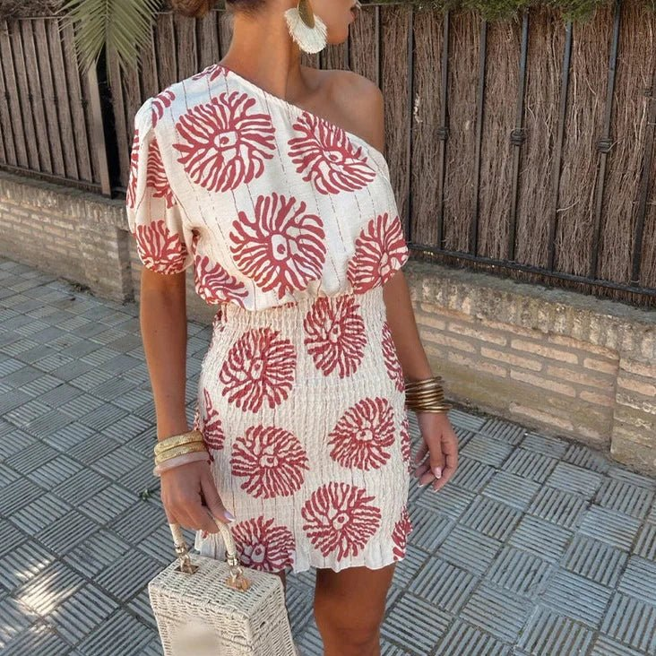Off-shoulder summer dress