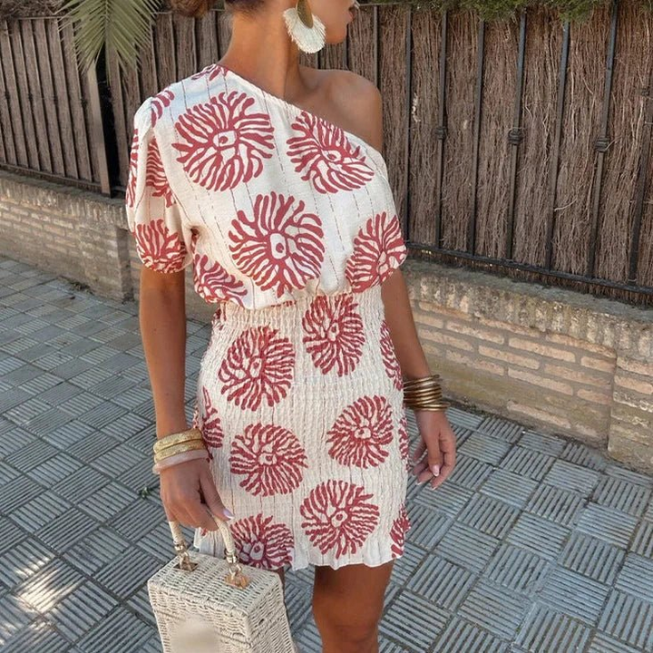 Off-shoulder summer dress