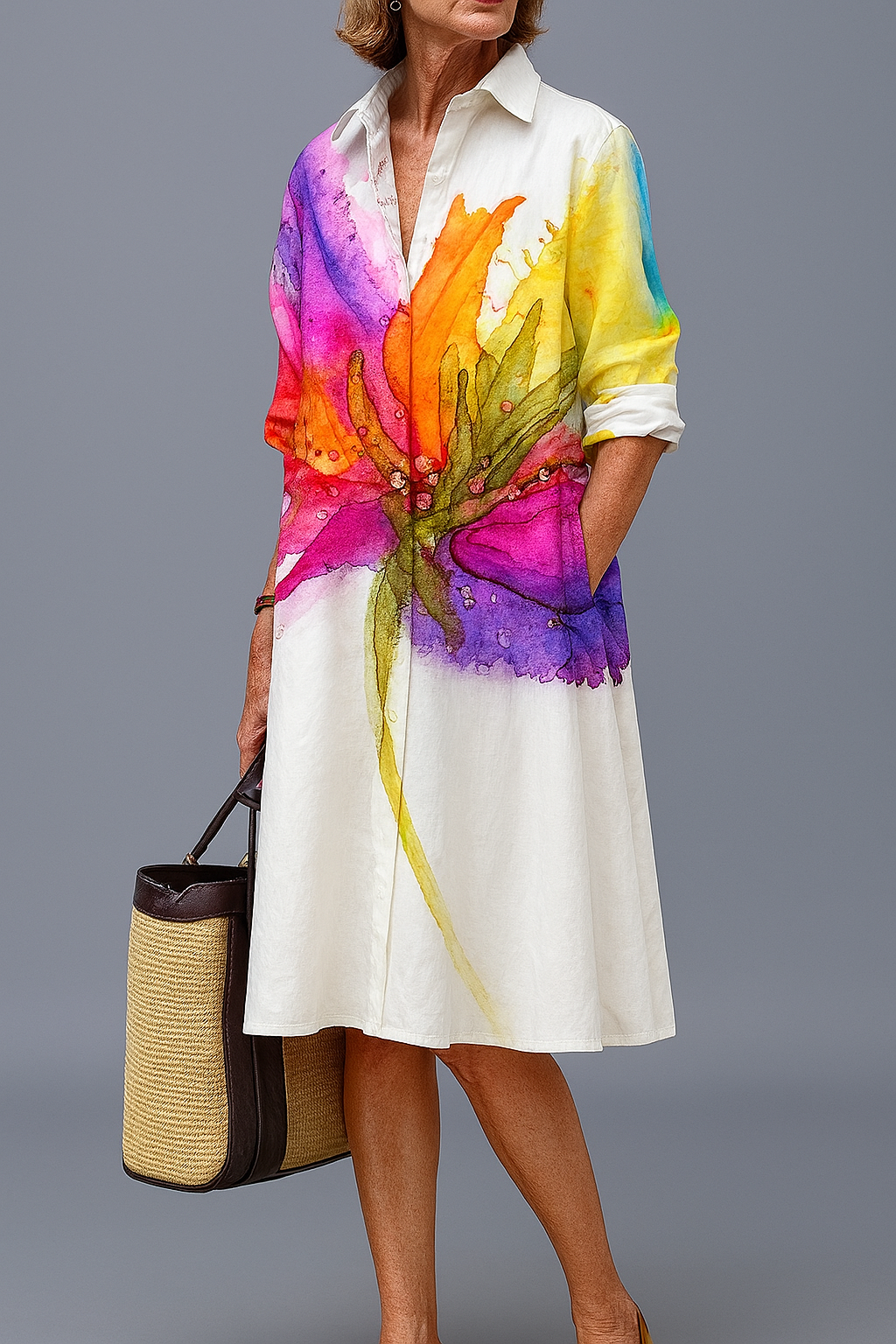 Marceline | Summer Poise Midi Dress
