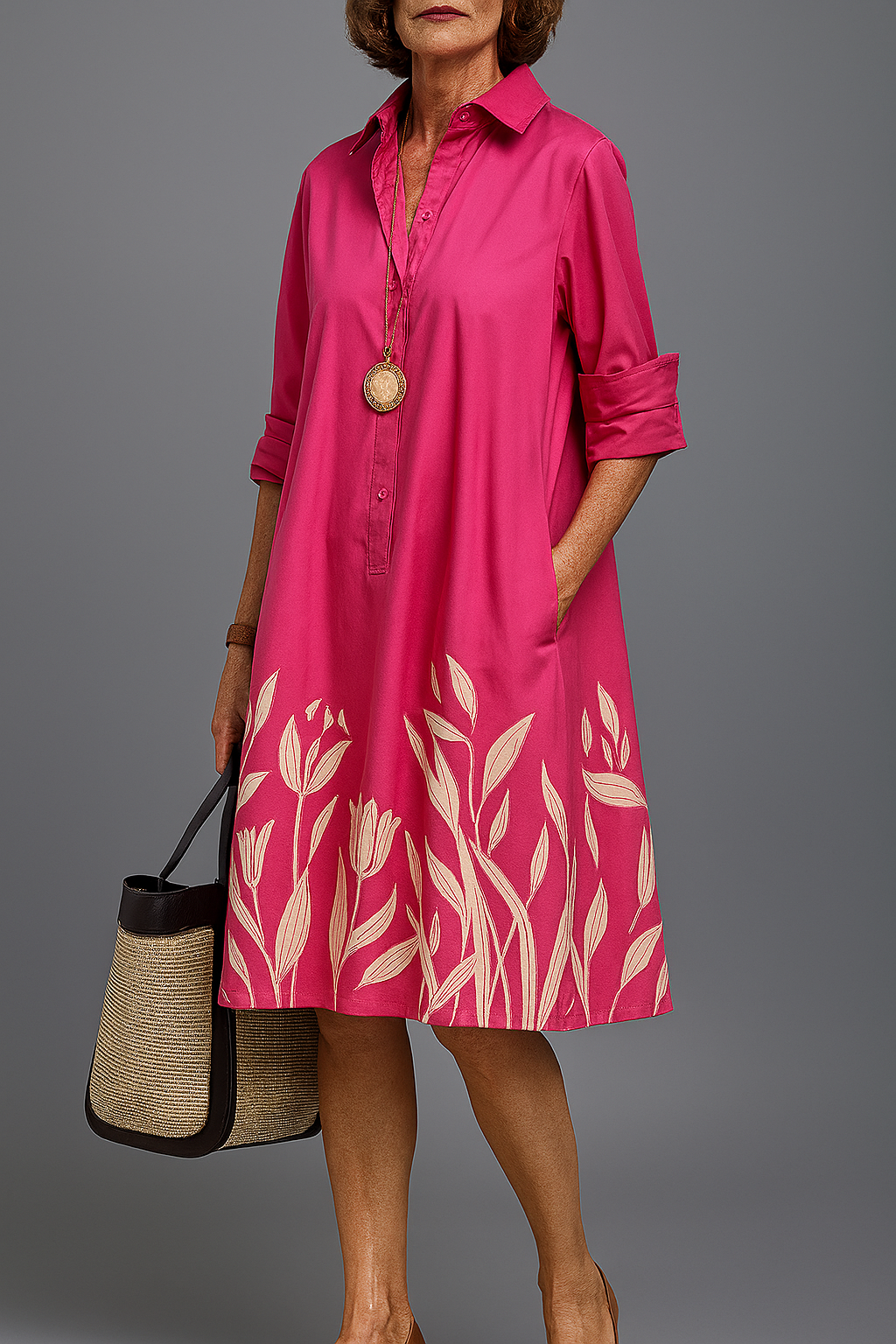 Calandra | Modern Luxe Midi Dress