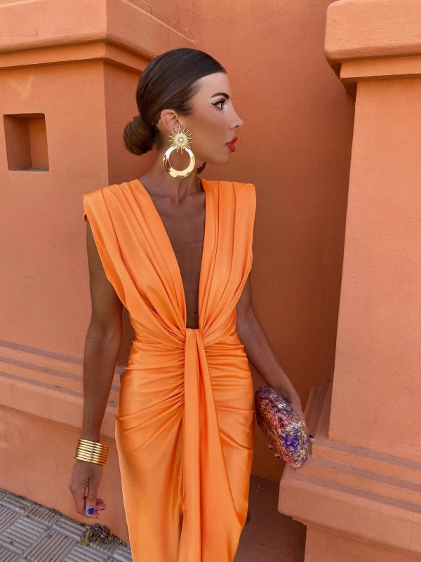 Selena | Draped Evening Dress