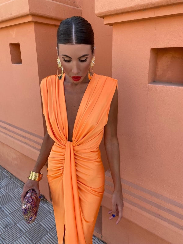 Selena | Draped Evening Dress