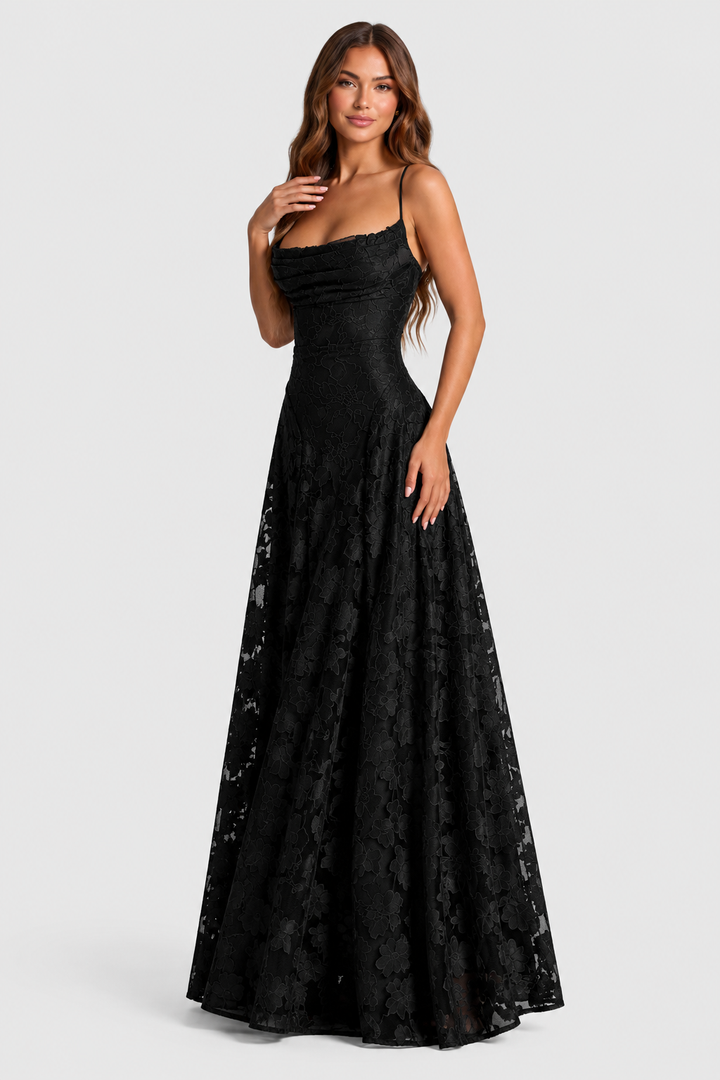 Sophia | Floral Lace Maxi Dress
