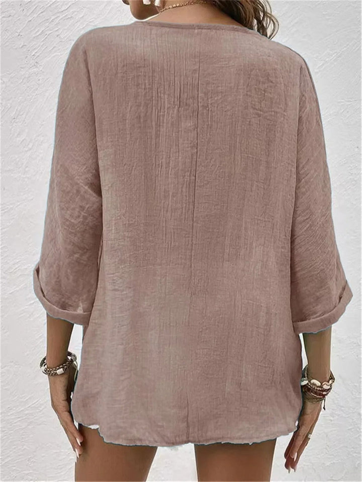 Lana | Lightweight Everyday Linen-Feel Top