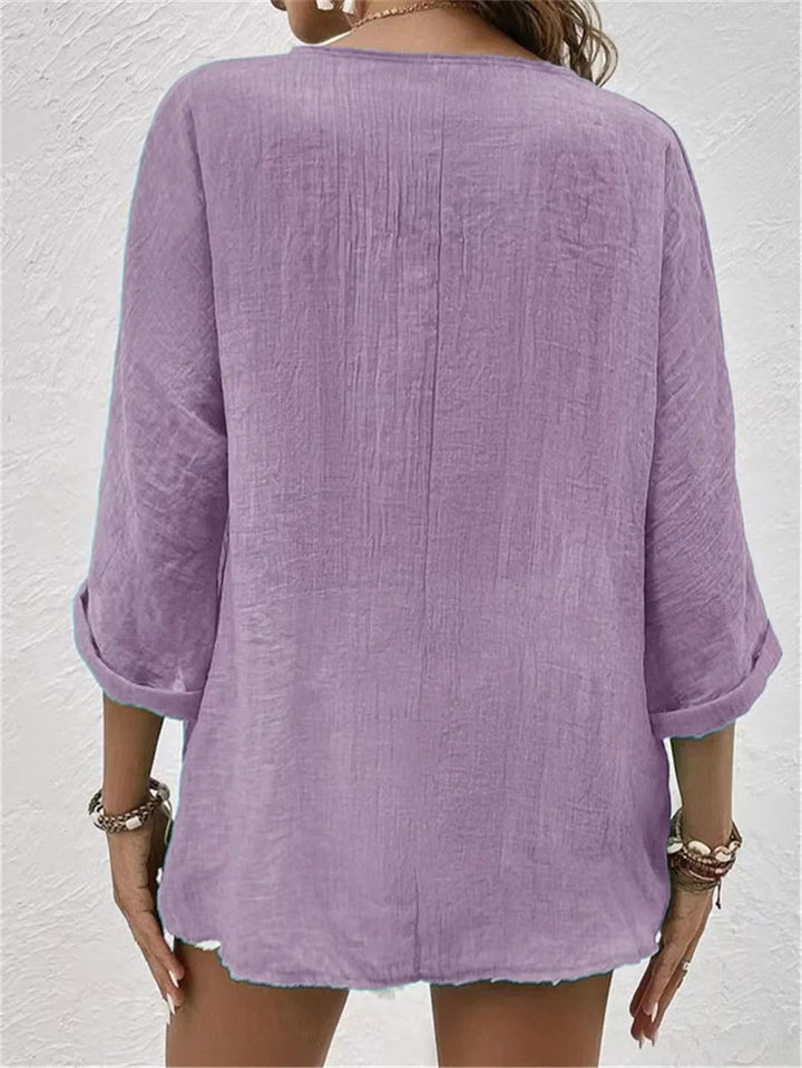 Lana | Lightweight Everyday Linen-Feel Top