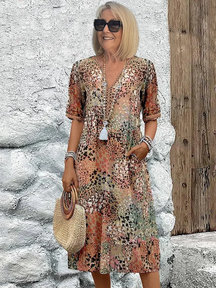 Yvonne | The Floral Midi Dress