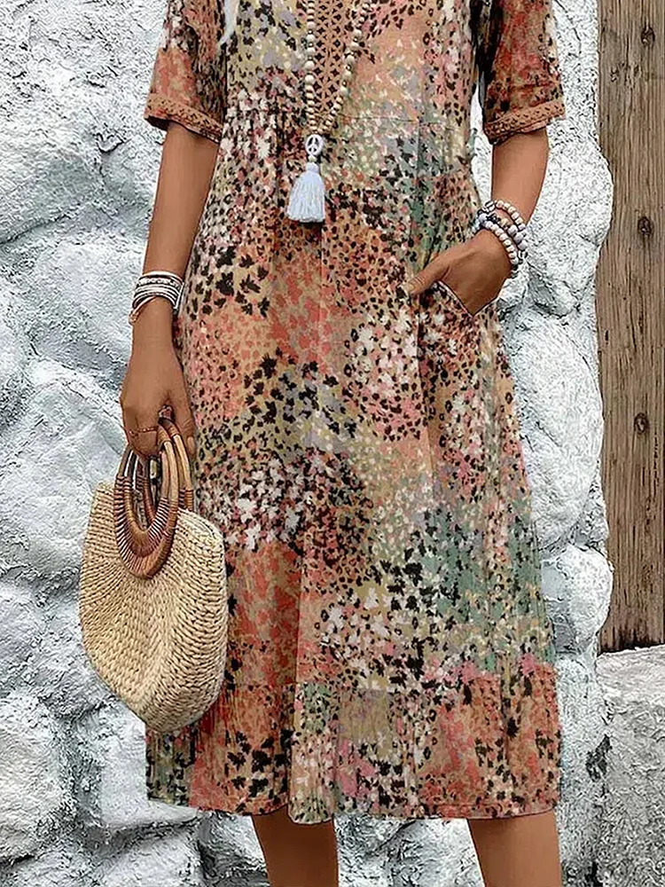 Yvonne | The Floral Midi Dress