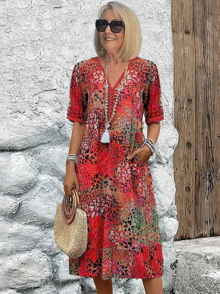 Vibrant summer dress