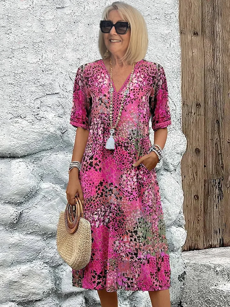 Yvonne | The Floral Midi Dress