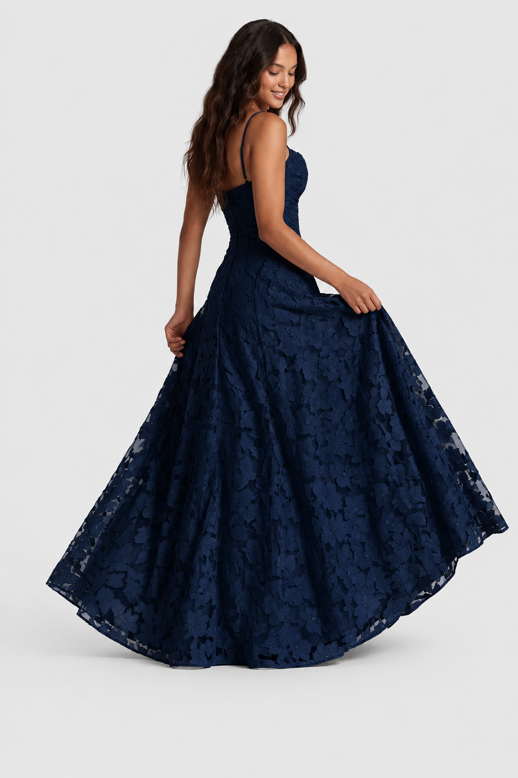 Sophia | Floral Lace Maxi Dress