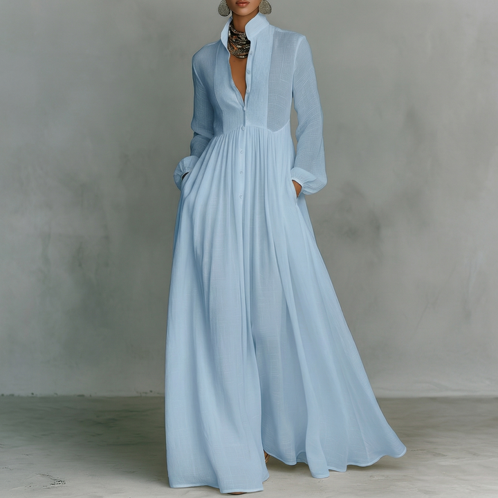 Iris | Minimalist Maxi Dress