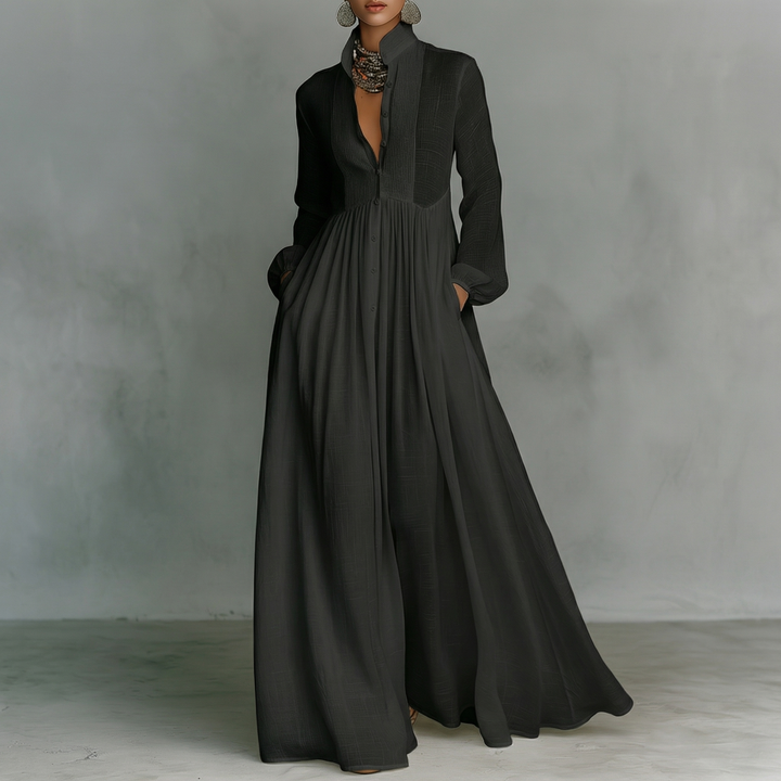 Iris | Minimalist Maxi Dress