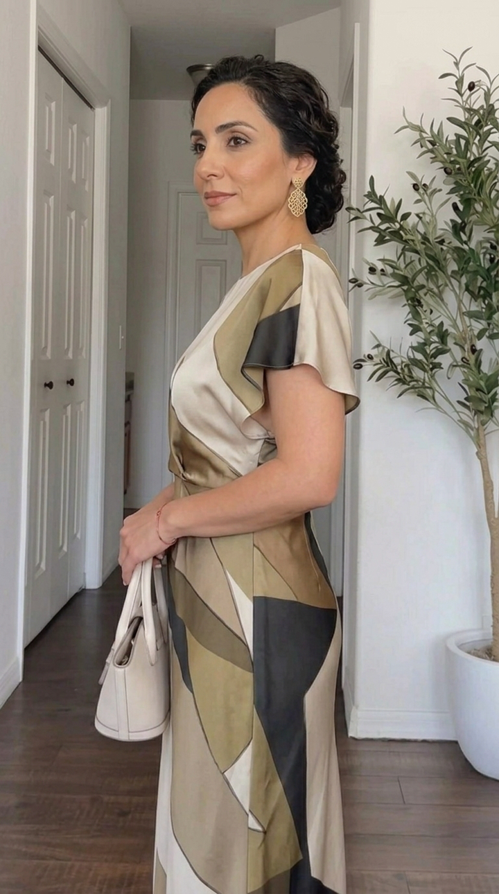 Jacqueline | Draped Waist Dress