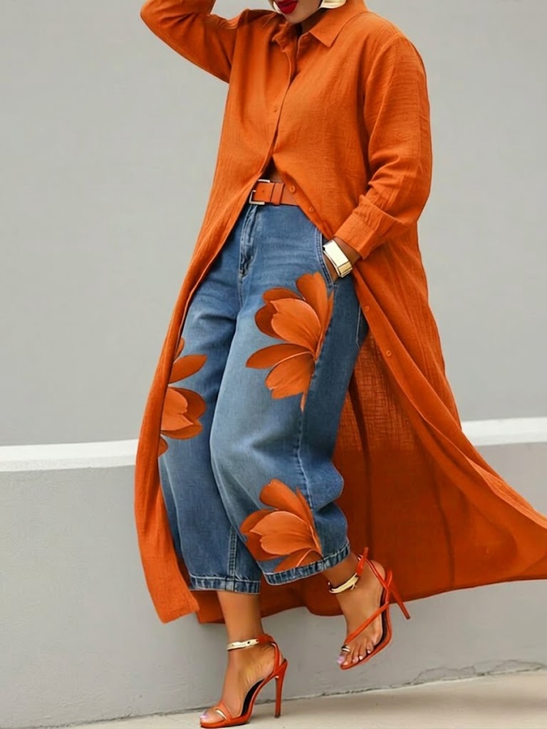 Orange / UK 16 (2XL)