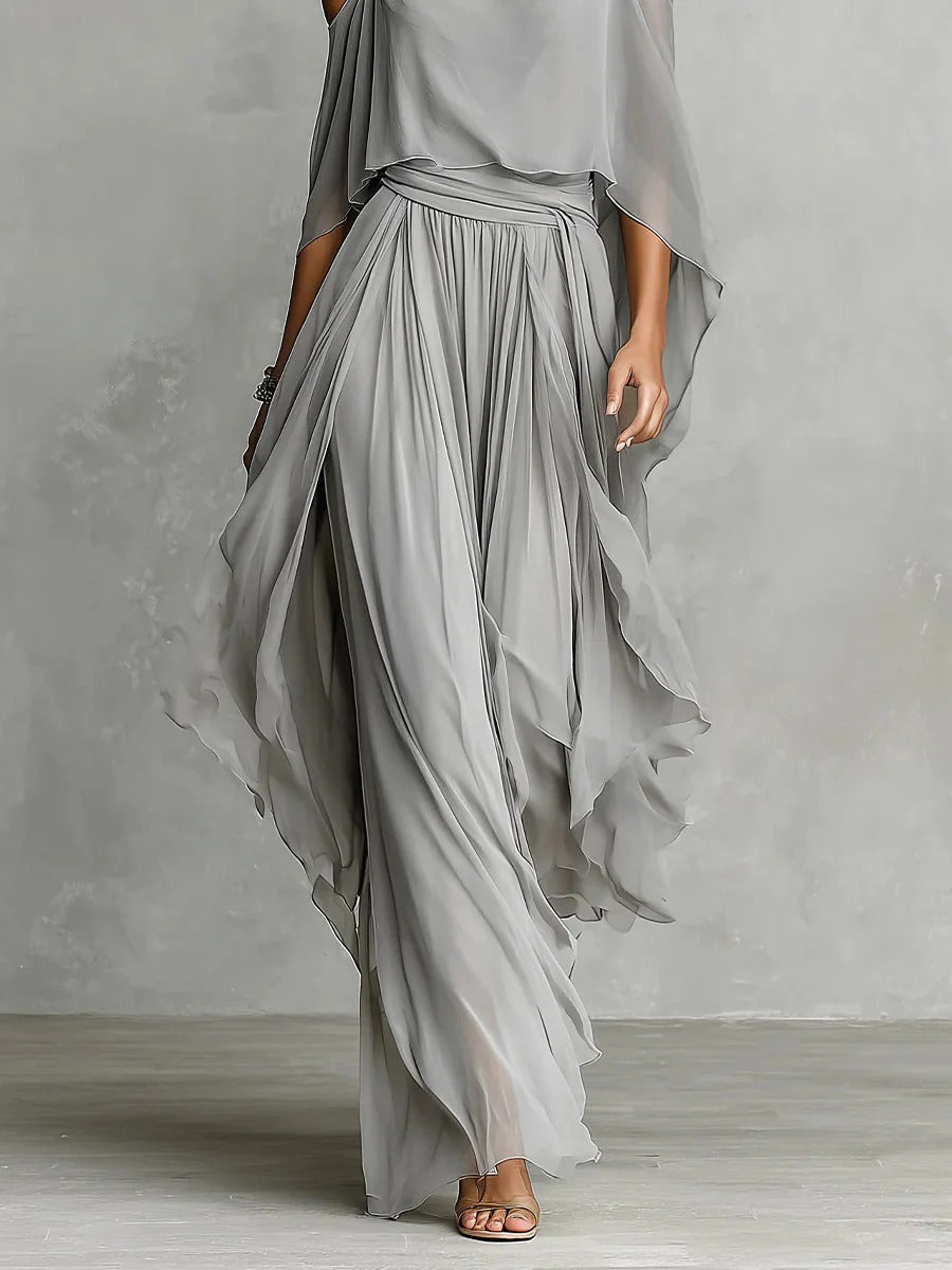 Isabella | Off-Shoulder Flowy Set
