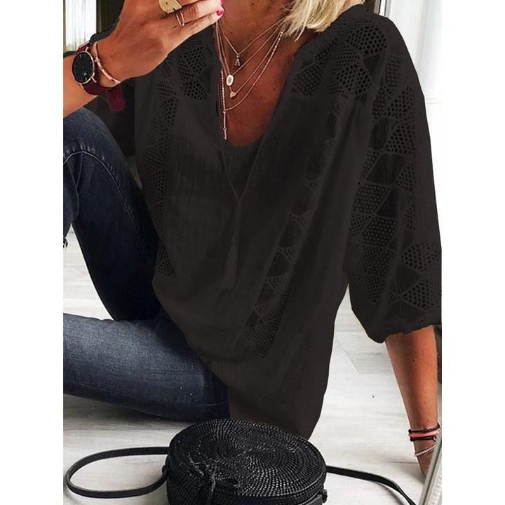 Willow | Crochet-Detail Breezy Blouse