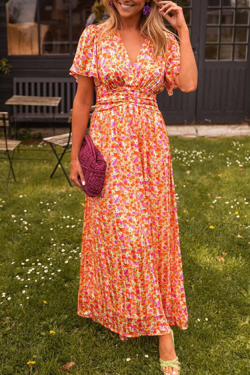 Cute floral summer dress