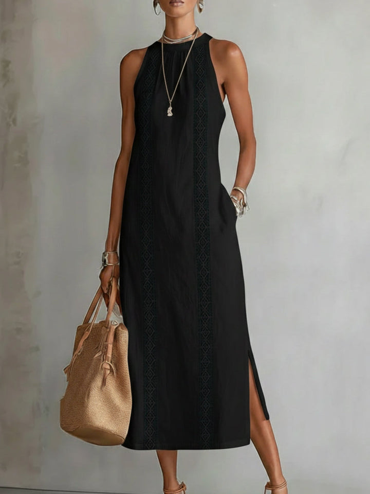Camille | Timeless Linen Midi Dress