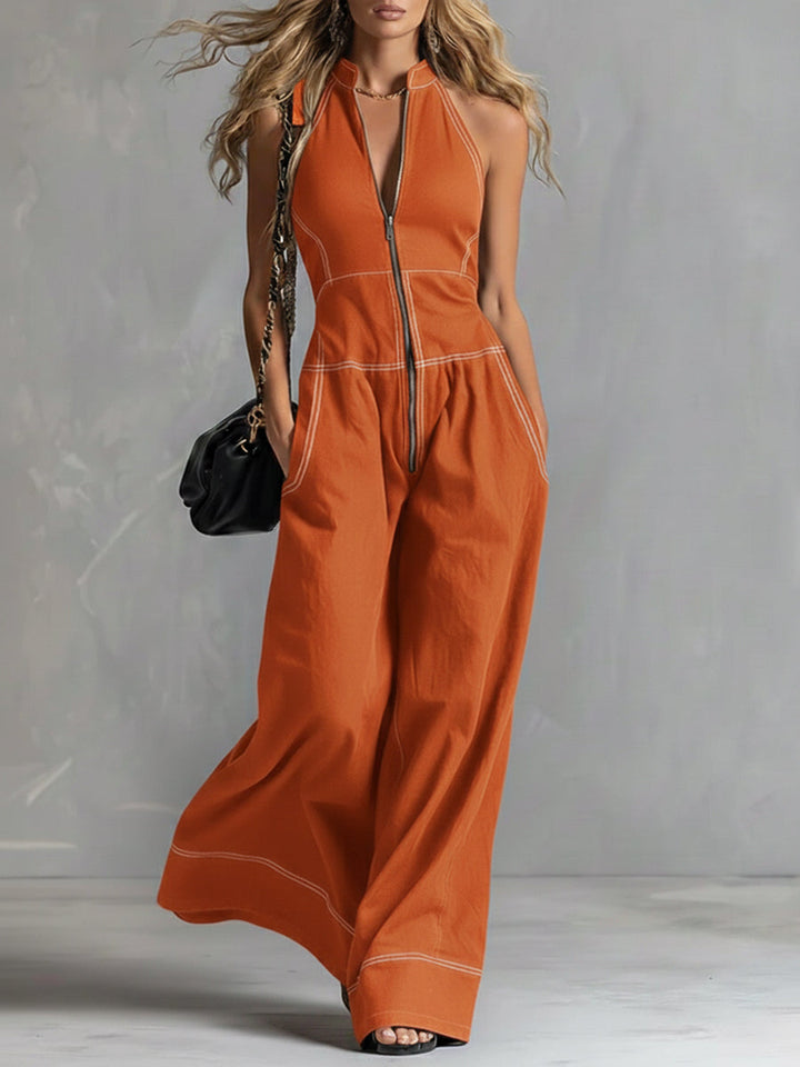 Melissa | Elegant Sleeveless Jumpsuit