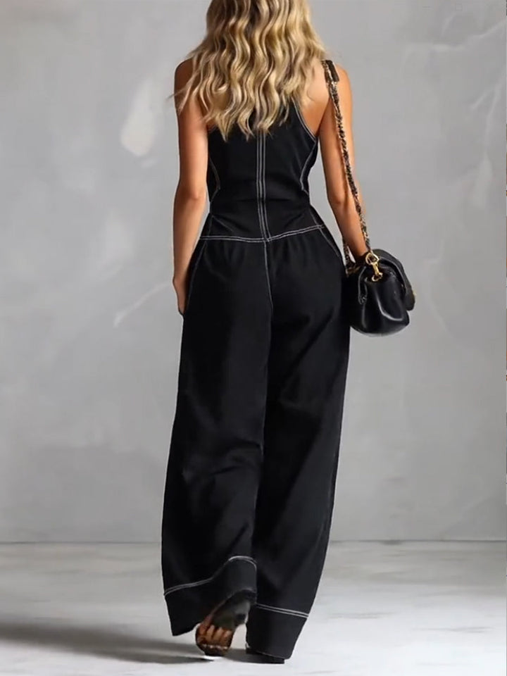 Melissa | Elegant Sleeveless Jumpsuit