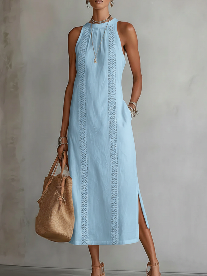 Camille | Timeless Linen Midi Dress
