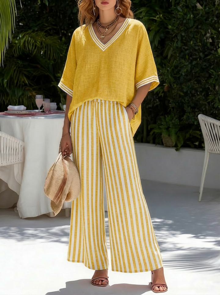 Valerie | Striped Two-Piece Set