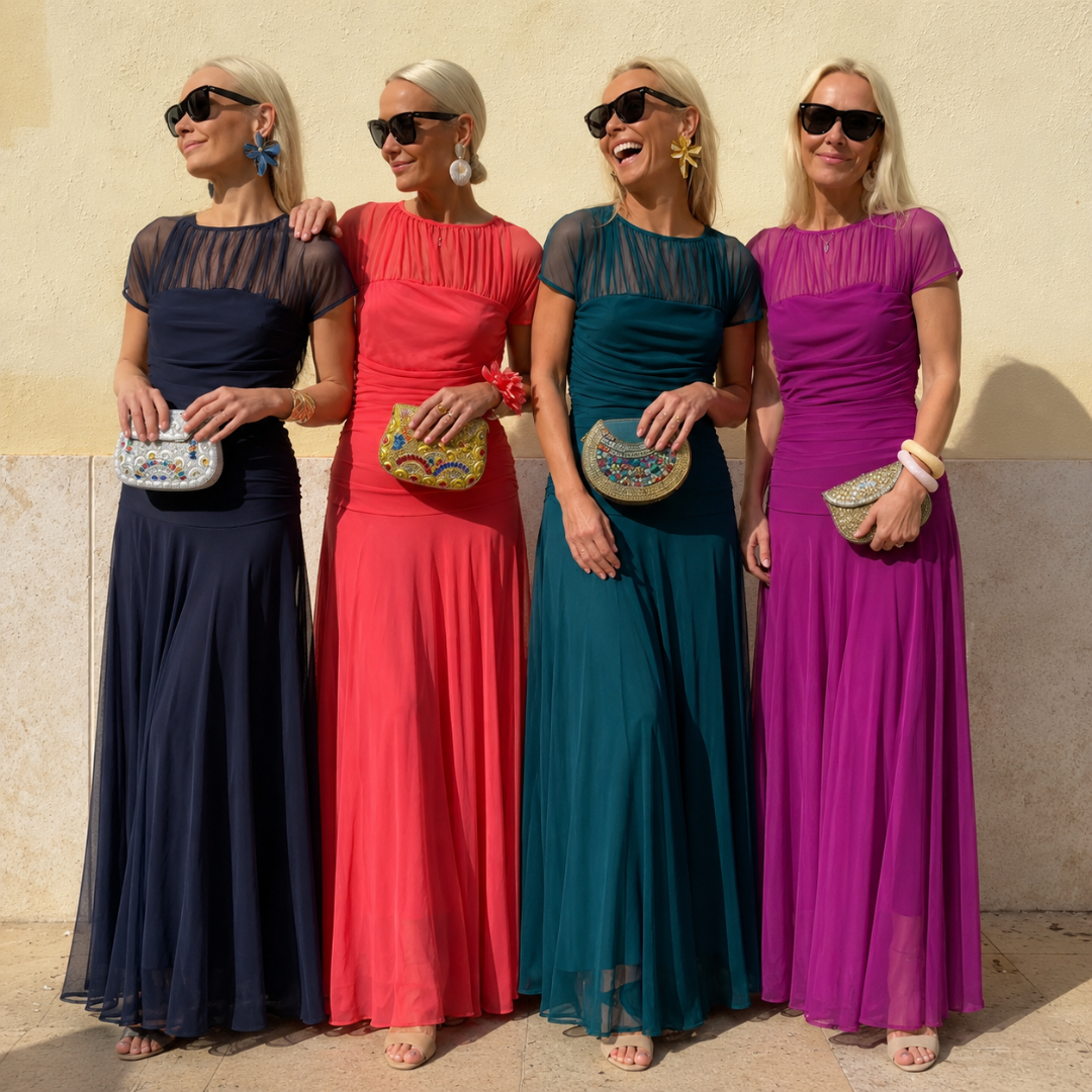 Lauren™ | Elegant Chiffon Maxi Dress