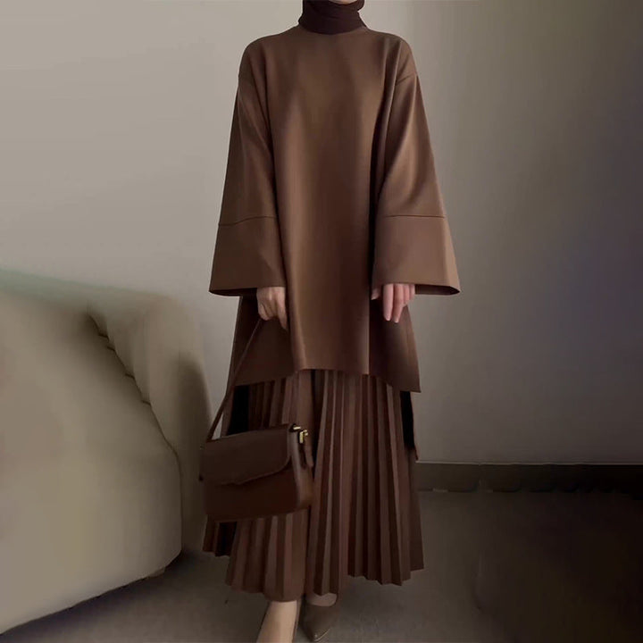 Ophelie | Chic Pleated Two-Piece Set