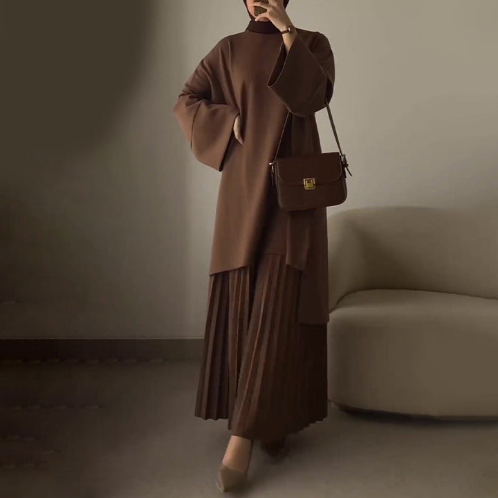 Ophelie | Chic Pleated Two-Piece Set