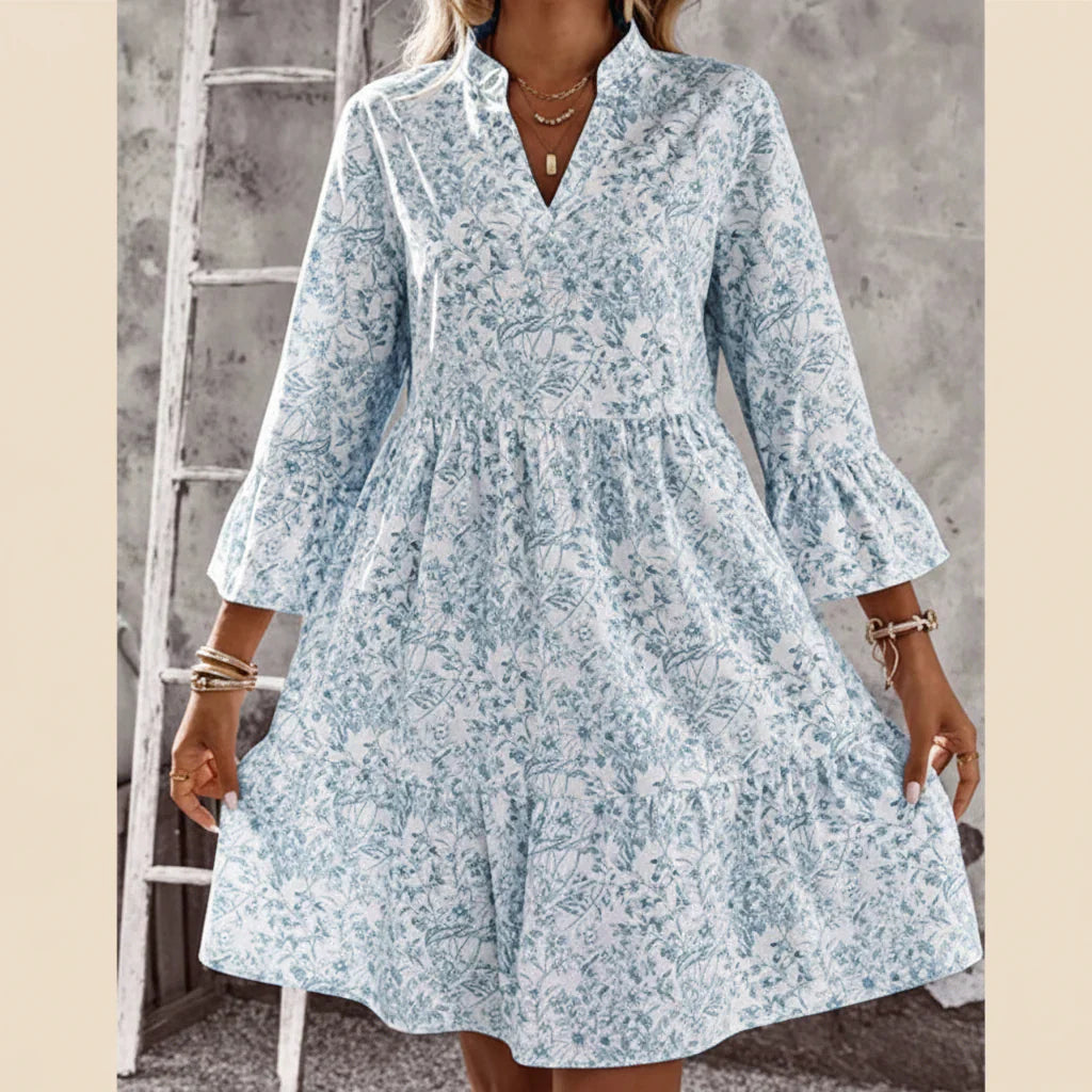 Soraya | V-neck dress with print