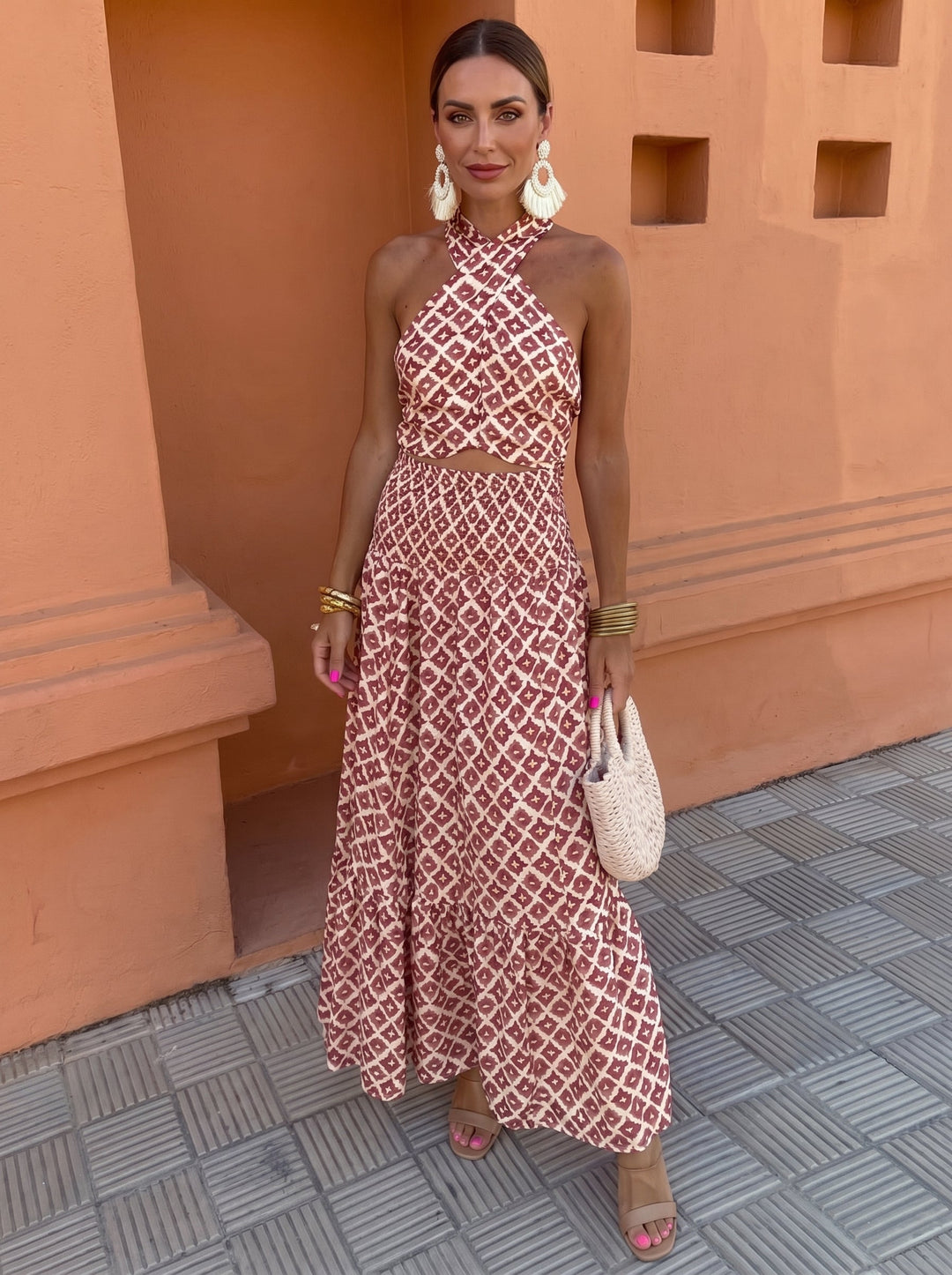 Anastasia | Off-Shoulder Ruffle Set