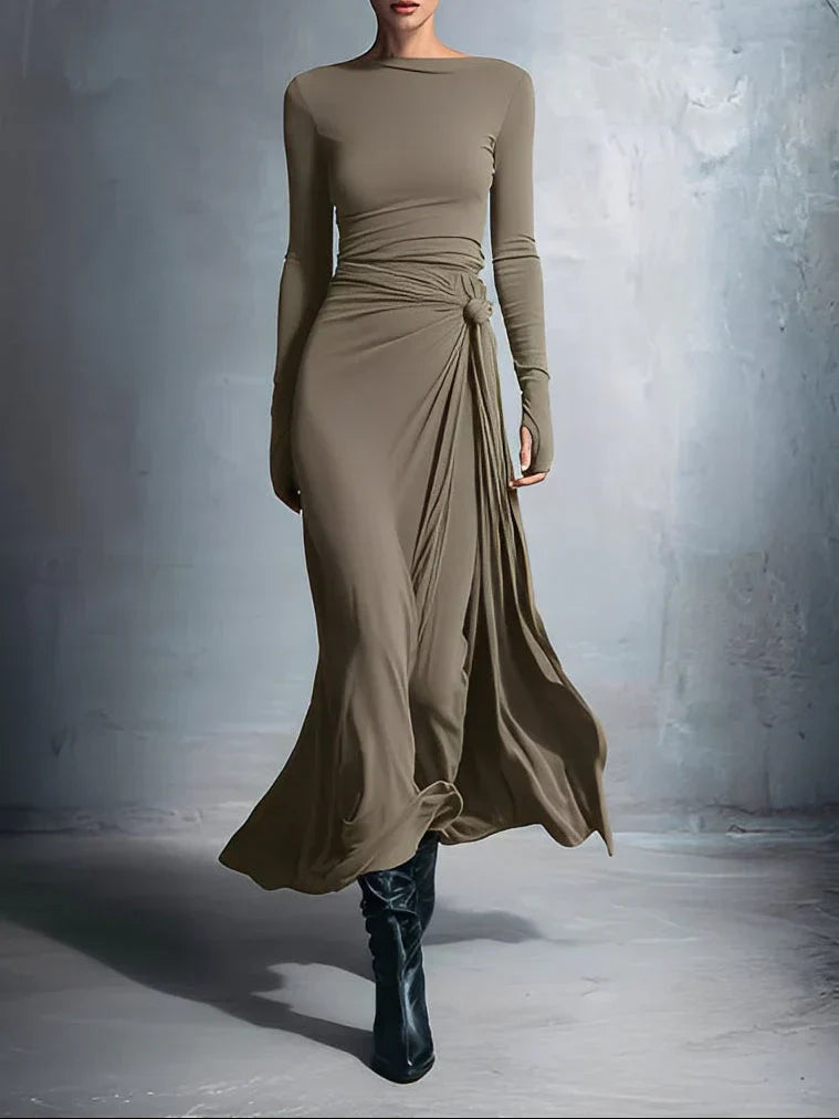 Naiara ❘ Maxi dress with side knot