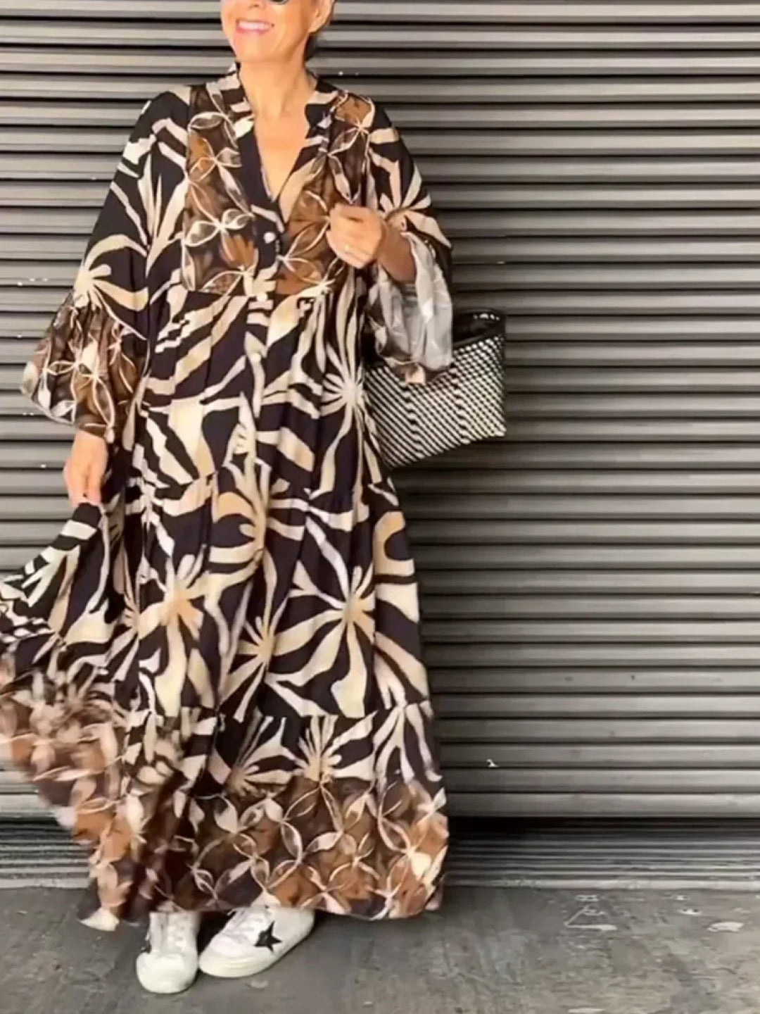 Flowing boho dress