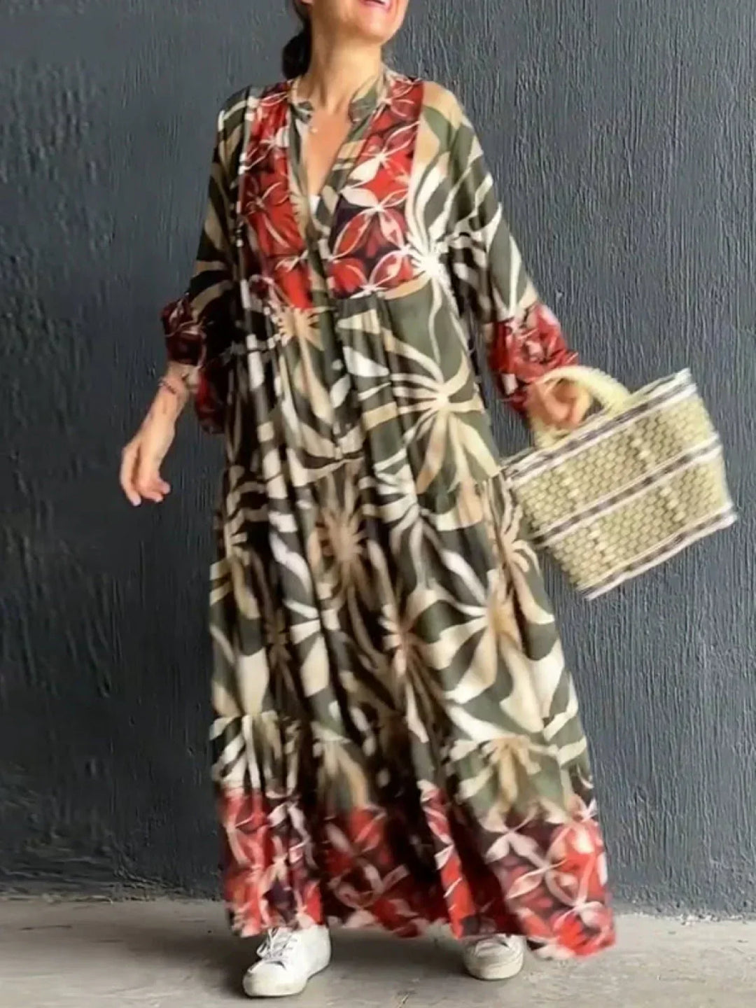 Flowing boho dress