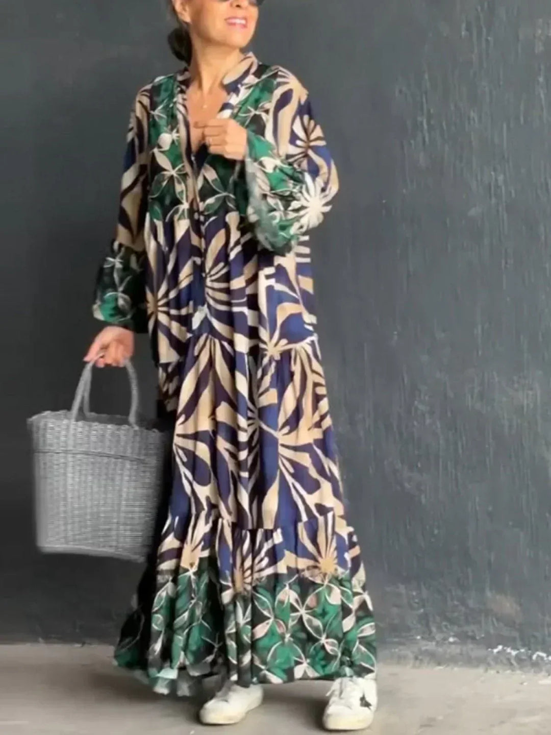 Flowing boho dress