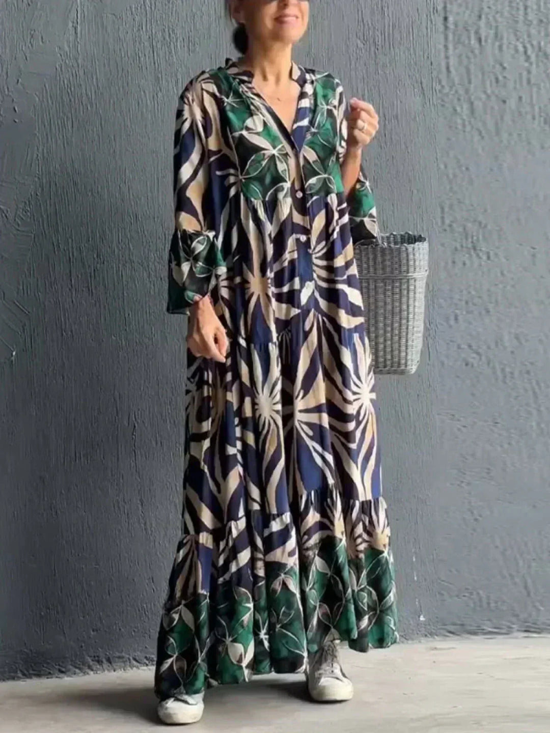 Flowing boho dress